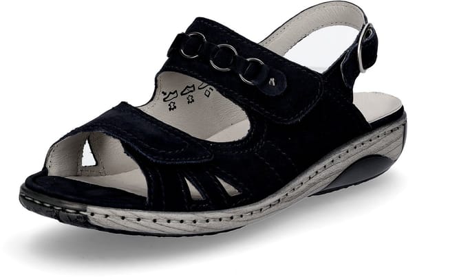 Waldläufer damessandaal Garda donkerblauw 8,5
