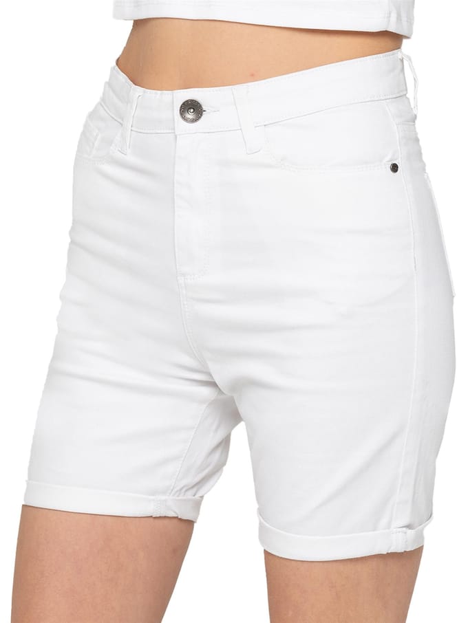 Enzo | Dames Chino Korte Broek Skinny Fit