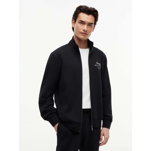 Tommy Hilfiger Script Stack Sweatshirt Black Taglia: XXL | Felpe con cappuccio Outlet | Uomo | Nero