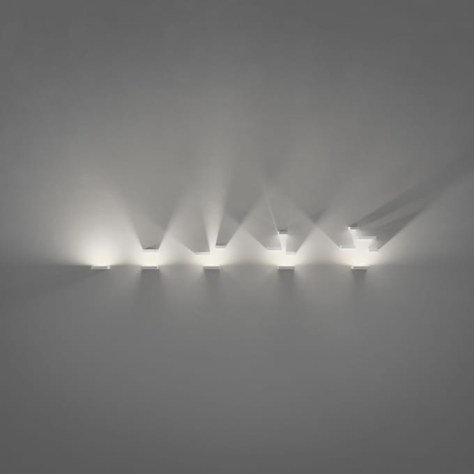Vibia Set Wandlamp 1 - 5 - wit - set van 5