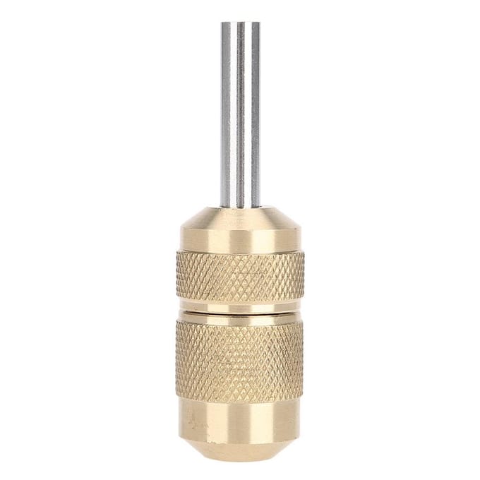 25mm Antislip Tattoo Zelfvergrendelende Grip Handvat Tattoo Machine Accessoire Goud