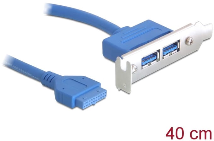 Delock - USB 3.0 19-pin naar USB 3.0 A Female - 0.4 m