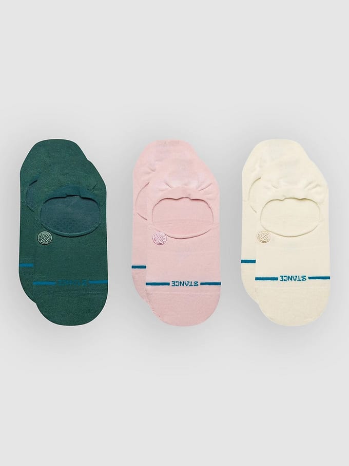 Stance Icon No Show 3 Pk Sokken patroon