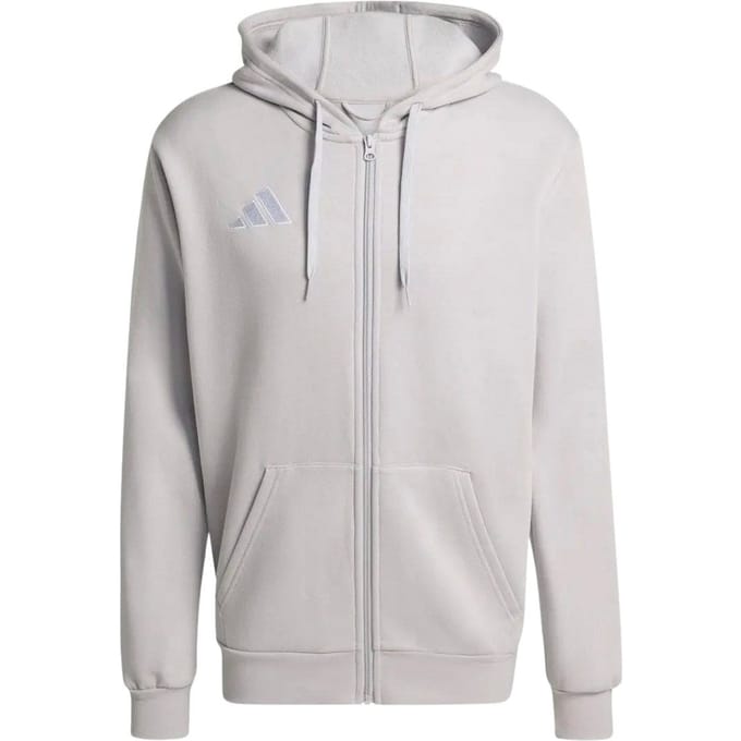 Adidas Performance Entrada26 Hoodie Met Lange Ritssluiting - Heren - Grijs