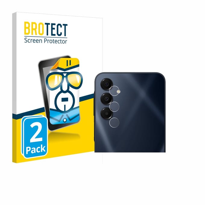 BROTECT - Screenprotector voor Samsung Galaxy A16 4G (ALLEEN Camera Lens) - Folie Beschermfolie transparant 2 Stuks