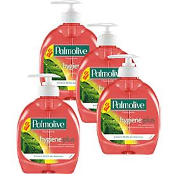 3x vloeibare zeep Palmolive HygienePlus, 300 ml + 1 gratis