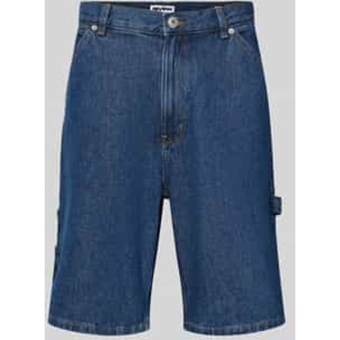 baggy fit korte jeans met steekzakken
