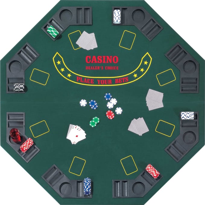 Poker top vouwbaar Octangle