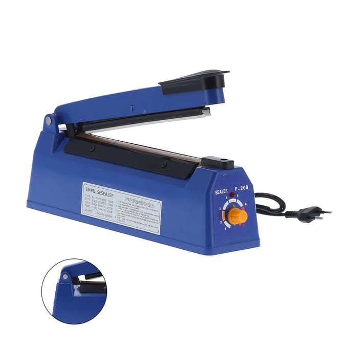 Voedselsealer Draagbare Elektrische Sealing Machine Thuis Vacuüm Verpakkingsapparaat gray