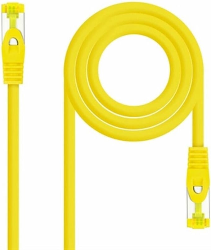 UTP Category 6 Rigid Network Cable NANOCABLE Yellow