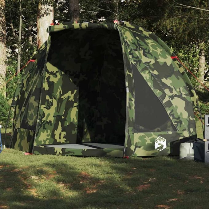Vistent Camouflage - Vis Tarp - Bescherming Visser - Waterdicht Ontwerp - 210x170x125cm - Camouflage