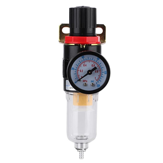 1/4  Luchtcompressor Filter Regulator Waterdruk Vochtafscheider Reiniger Gereedschap