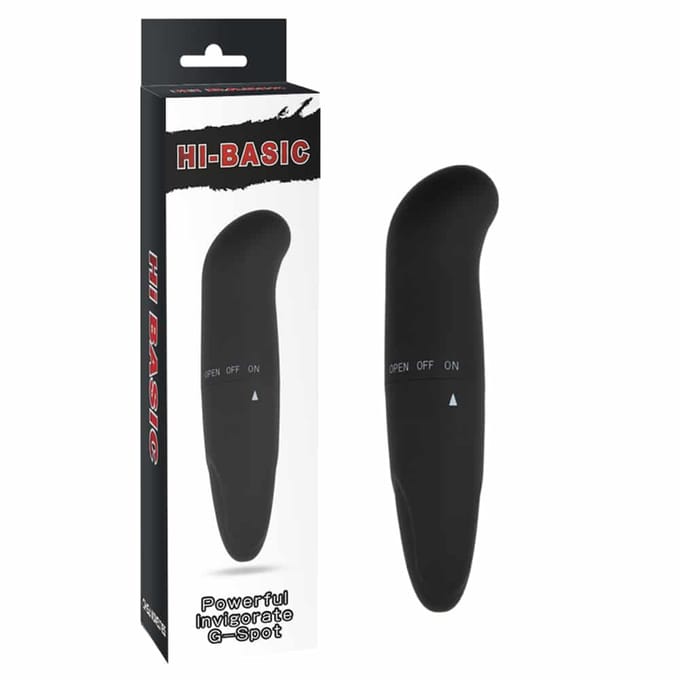 Compacte waterdichte G-spot Vibrator - Zwart