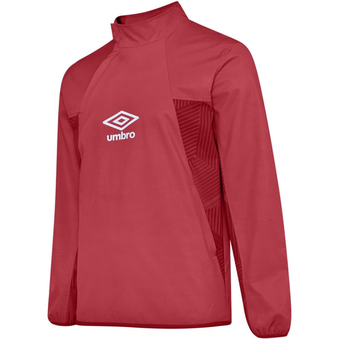 Umbro Maxium winddicht kinderjack (Vermiljoen)