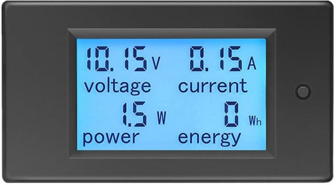 Digitale Energie Meter voor spannings- en stroommetingen - Multimeter met LCD-weergave