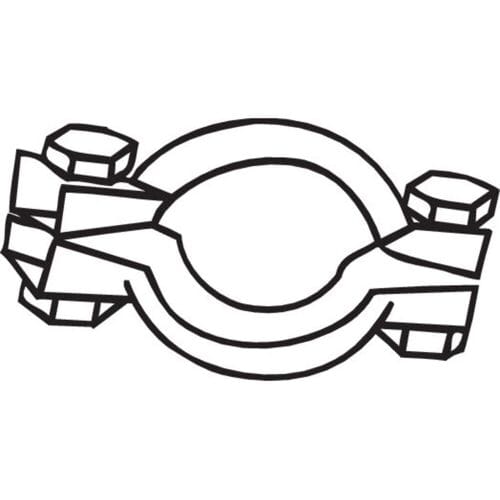 Klemstuk, uitlaatsysteem BOSAL 254-952