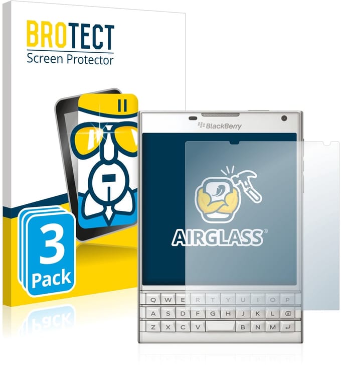 Screenprotector 3 Stuks voor BlackBerry Passport Beschermglas transparant