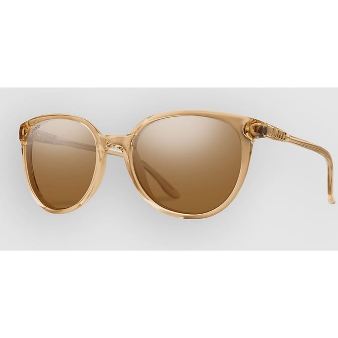 Smith Cheetah Champagne Crystal Zonnebril bruin