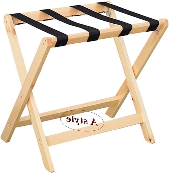 Bagagerek - Kofferstandaard - Bagage Plaatsen - Inklapbaar Design - 60x40x60 cm - Niet gespecificeerd