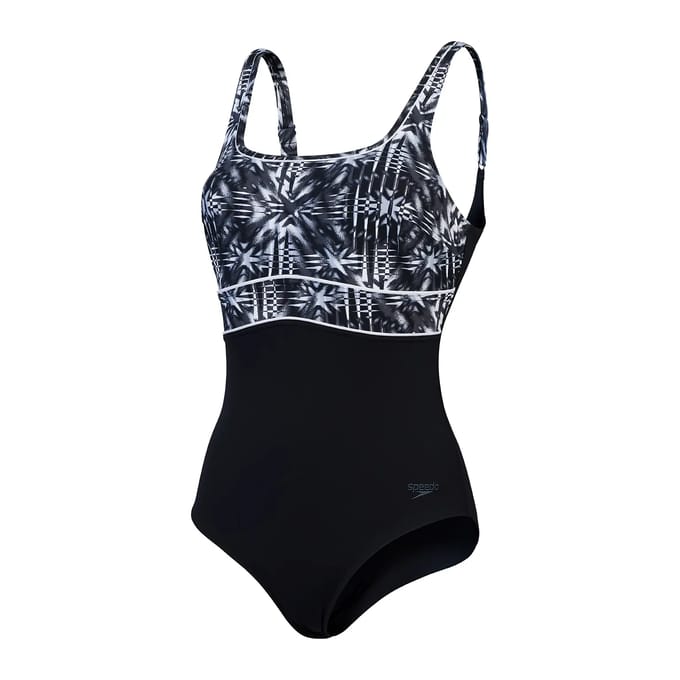 Dames zwempak uit 1 stuk Speedo Print Contour Eclipse