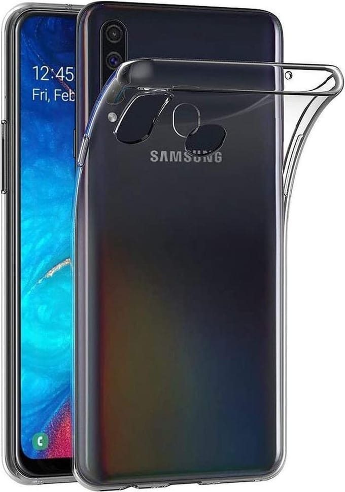 Soft Backcover Hoesje Geschikt voor: Samsung Galaxy A20S - Silicone - Transparant