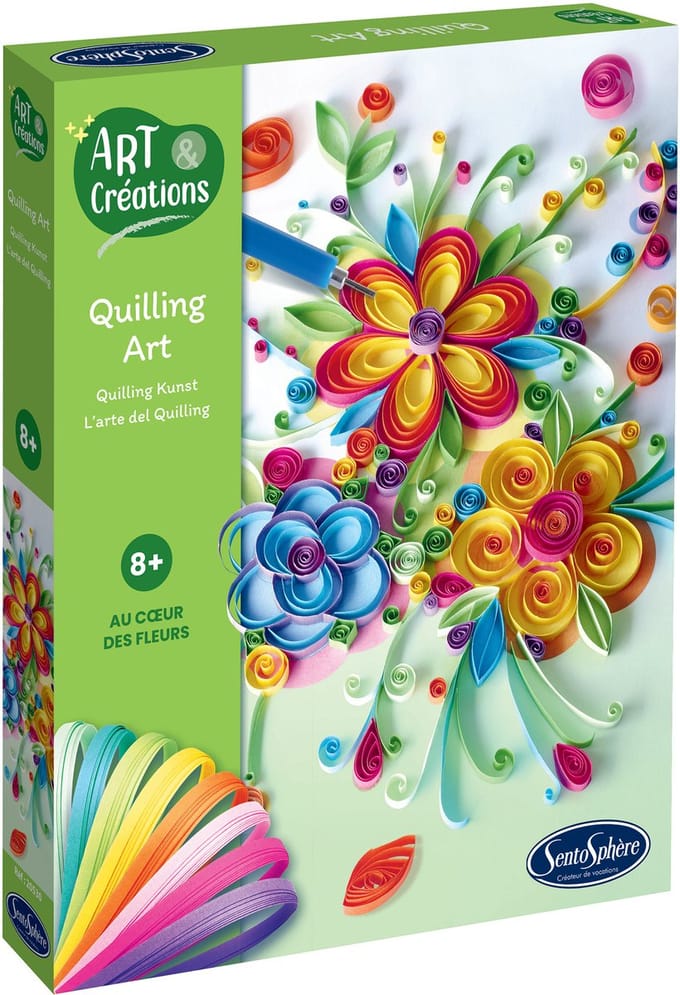 Sentosphère knutselset quilling bloemen creatief speelgoed.