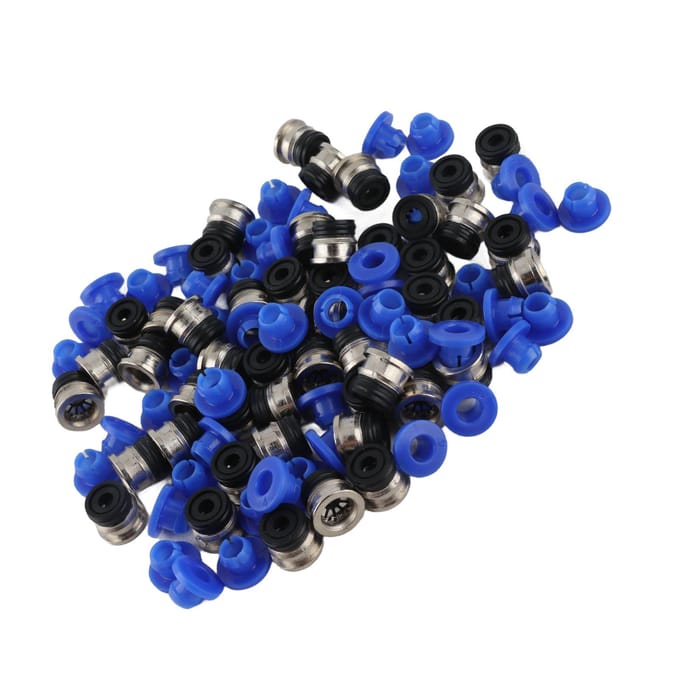 50 Sets Pneumatische Klep Connector Koppen voor VORON Extruder 3D Printer Accessoires PTFE ECAS04 black