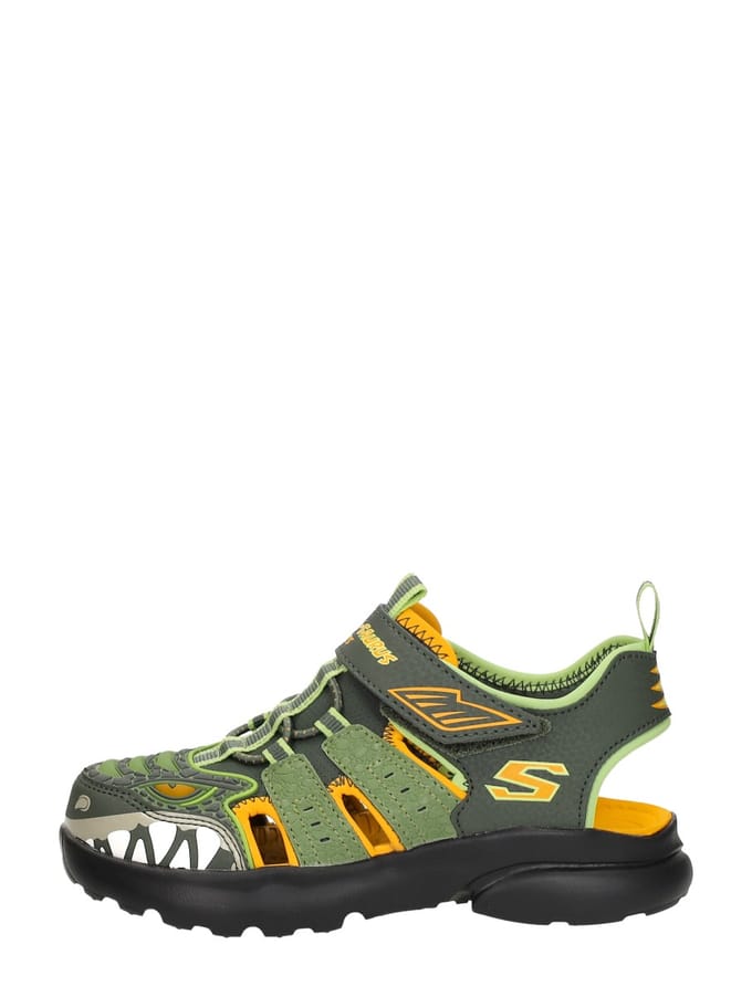 Skechers RAZOR SPLASH-RAPTOR QUEST Jongens Sandalen - Olijf