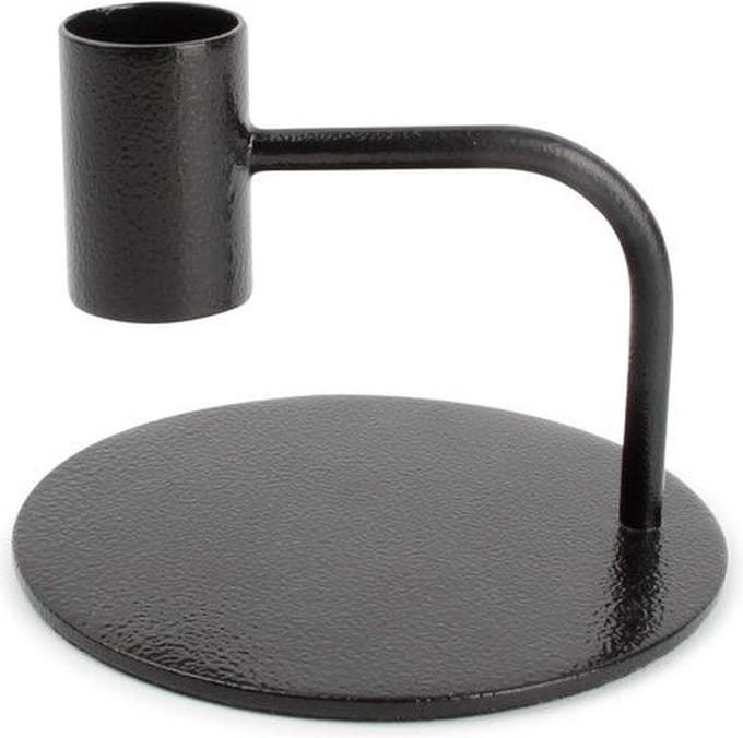 S|P Collection - Kandelaar - 10xH8cm - metaal - zwart - Pillar