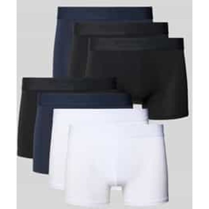 Slim fit trunks met logodetail in set van 7