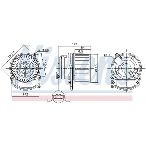 Interieurblazer NISSENS 87635