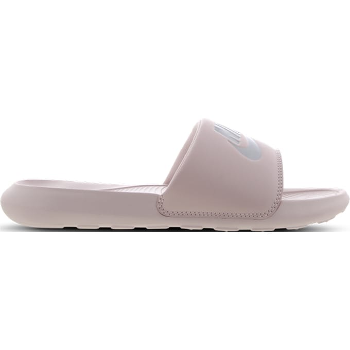NIKE Victori One Slippers - Barely Rose / Metallic Silver / Barely Rose - Dames - EU 35.5
