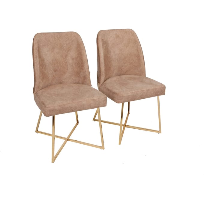 Set van 2 eetkamerstoelen Madrid velvet | Atelier Del Sofa