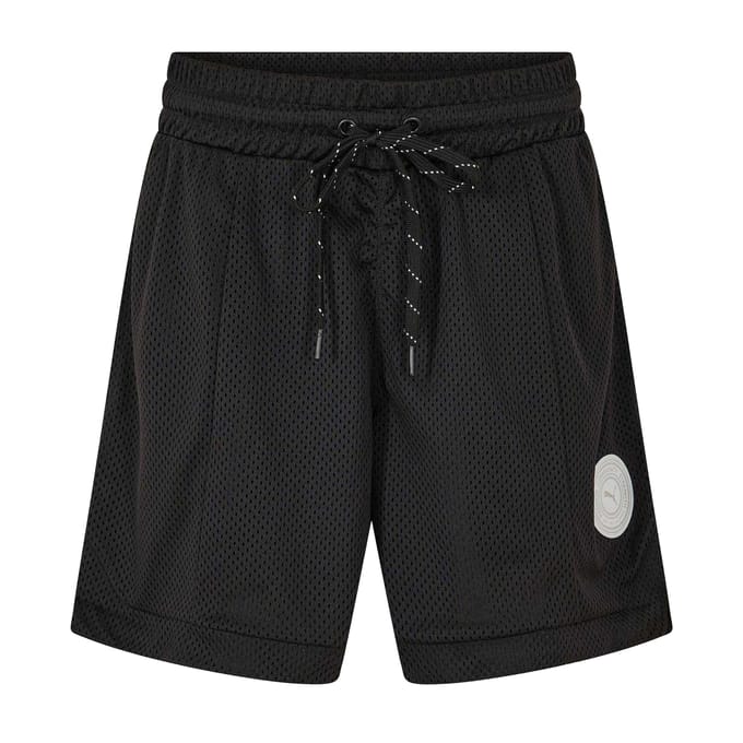 Puma Dames/Dames Jersey Sweat Shorts (Poema Zwart)