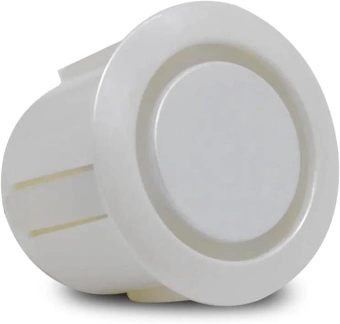 Parkeersensor - Achteruitradar - Veilig Parkeren - Ultrasoon Detectie - 18 Mm - Wit