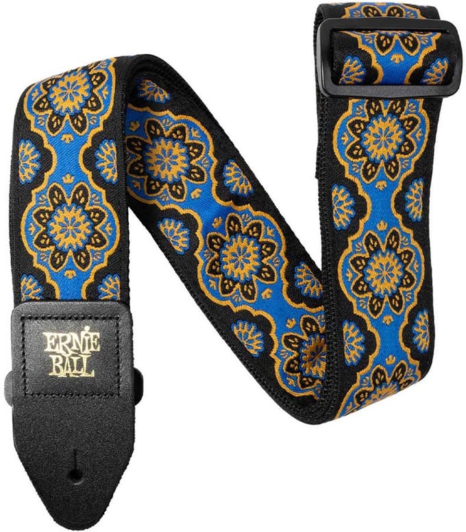 Ernie Ball 5634 Jacquard Gitaarband Blue Kaleidoscope