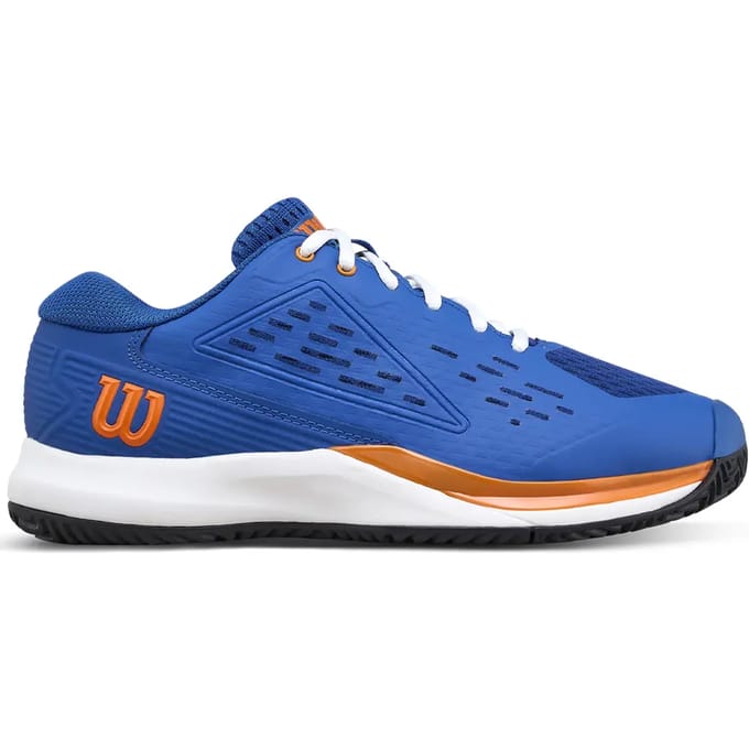 Wilson Rush Pro Ace Jr Allcourt schoen Kinderen-blauw, oranje