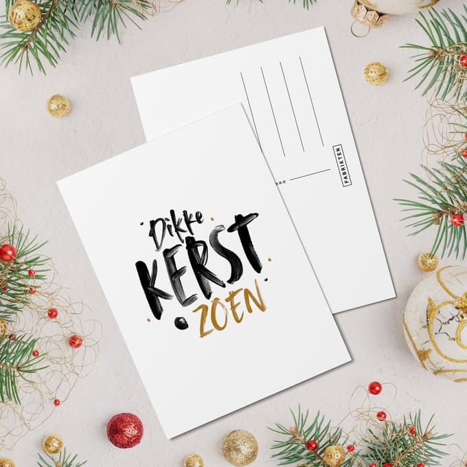 Fabrikten Kerstkaarten Maffe teksten - 24 stuks - A6