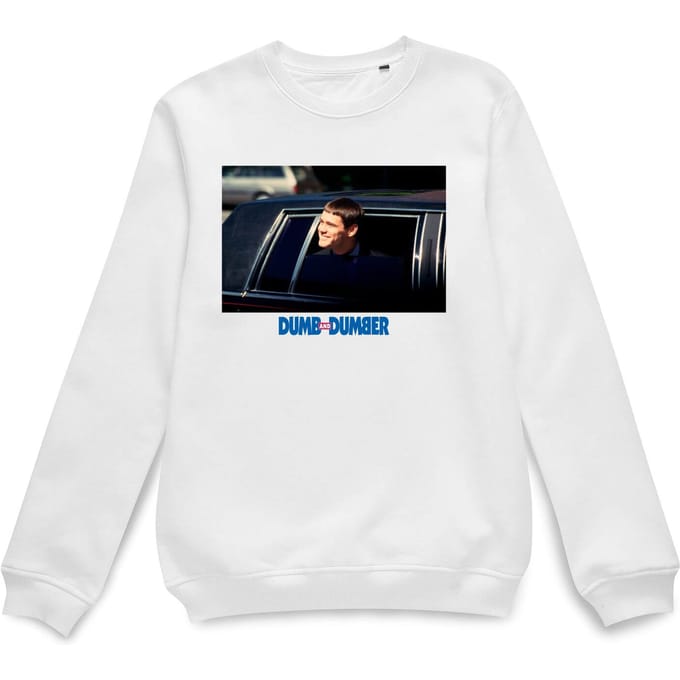 Dumb and Dumber Lloyd Christmas Sweatshirt - White - XS