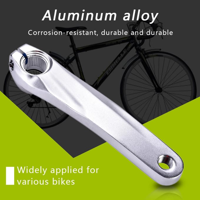 Aluminiumlegering Fiets Fiets Linker Crankarm voor 590 610 SLX XT XTR Crankstel Silver zilver