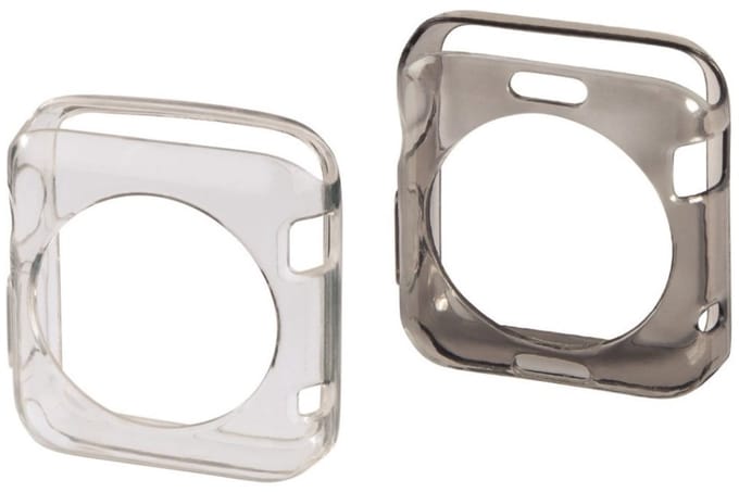 Hama Crystal Cover Set Apple Watch 38Mm Trans&Zwart
