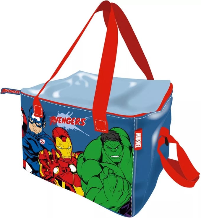 Avengers koeltas - thermo - lunchtas - thermosnacktas - Marvel - 22,5 x 15 x 16,5 cm