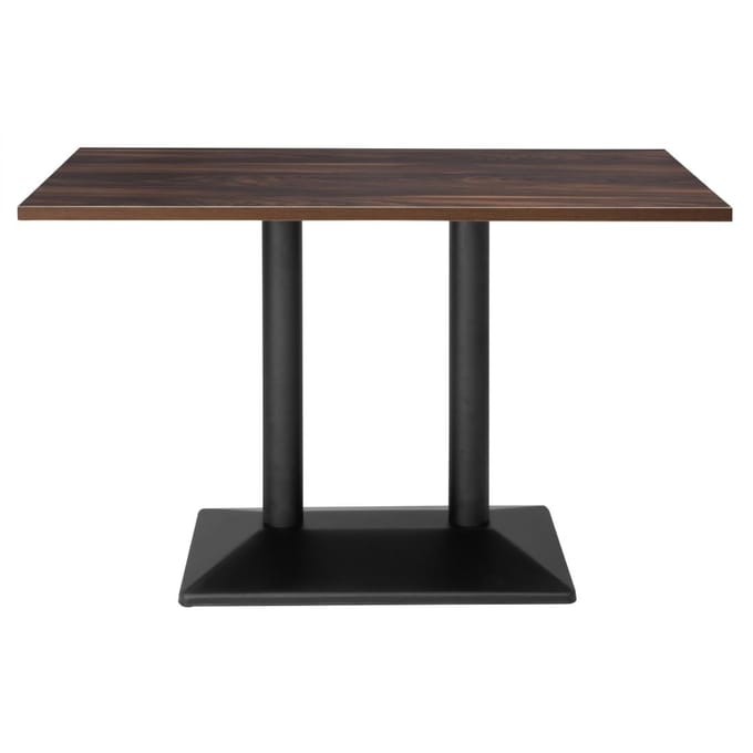 Bolero eettafel voor binnen donker hout 1200mm
