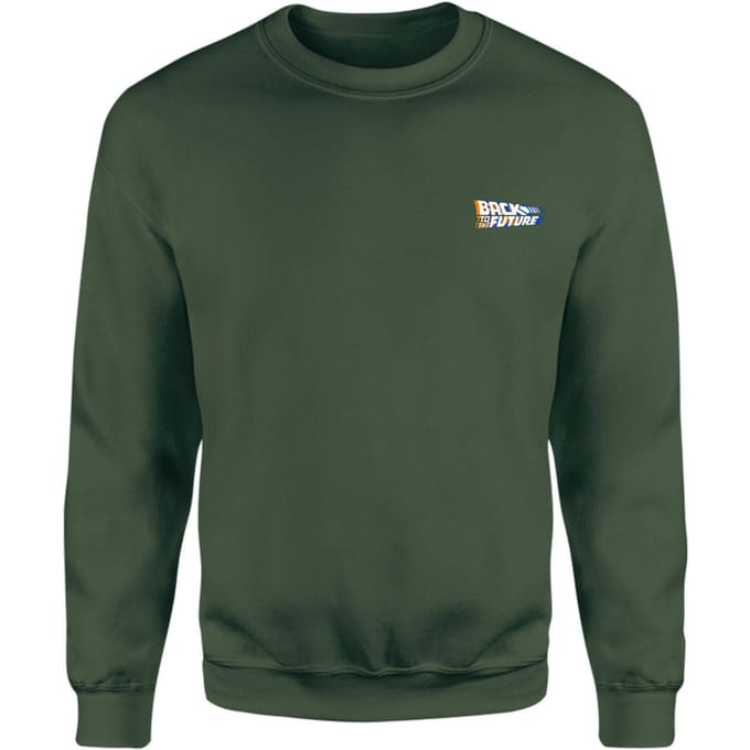Back To The Future Sweatshirt - Green - XS
