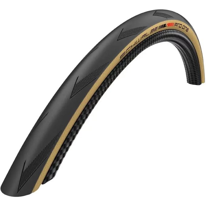 Schwalbe Pro One TLE Racefiets Band - 28mm Skinwall (Bruin)
