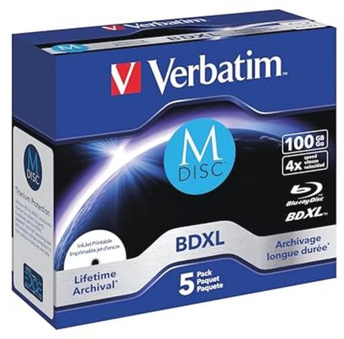 100 GB Blu-Ray Disc - 4x snelheid, duurzame opslag, 5 Pack Jewel Case