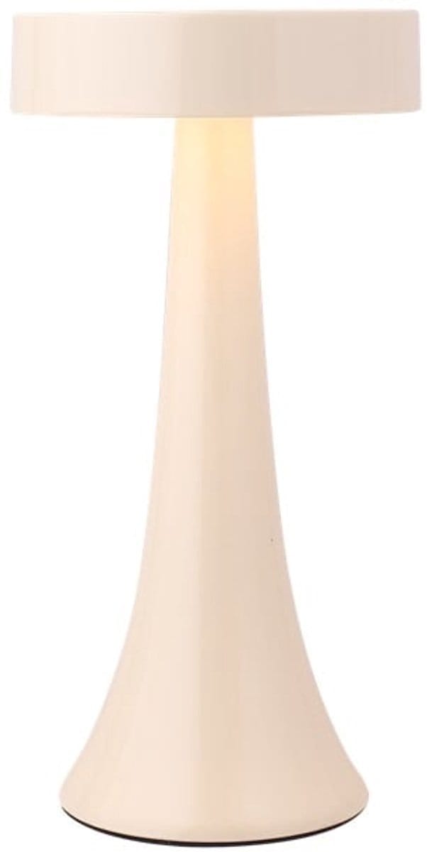 Bureaulamp Nova LED op accu beige
