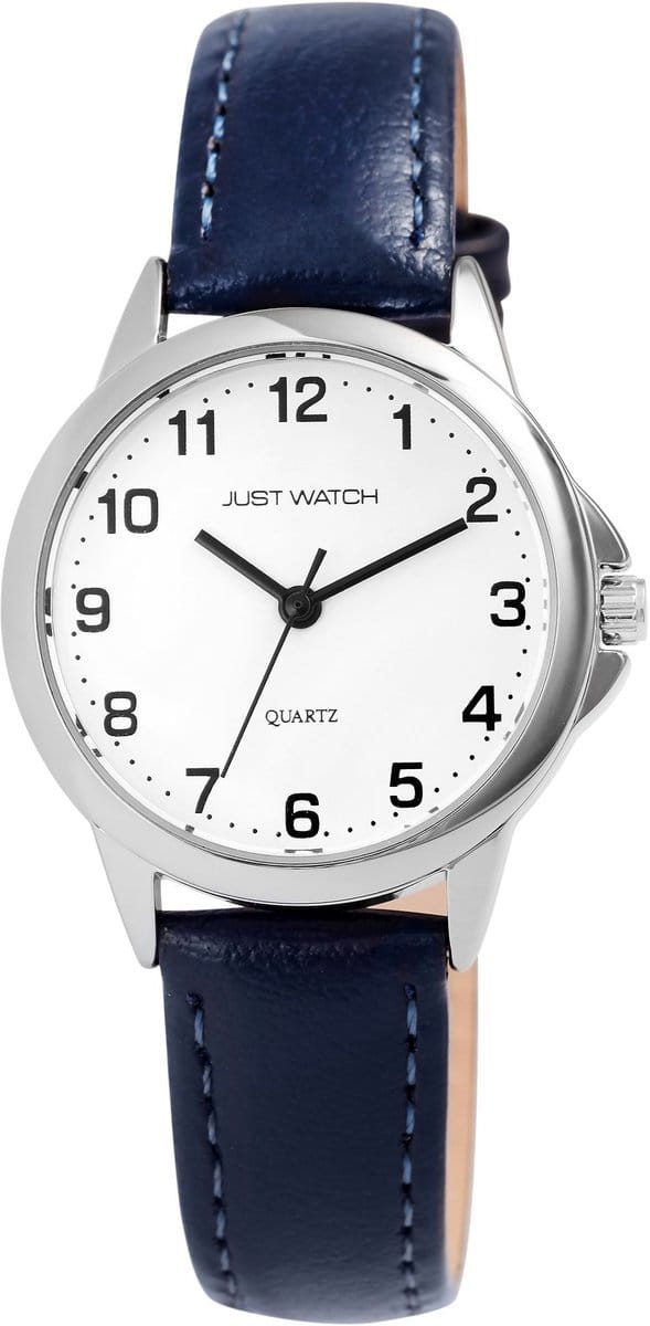 JUST WATCH dameshorloge van echt leer Brigitt met echte leren band, 3 ATM, inclusief geschenkdoos, Basic