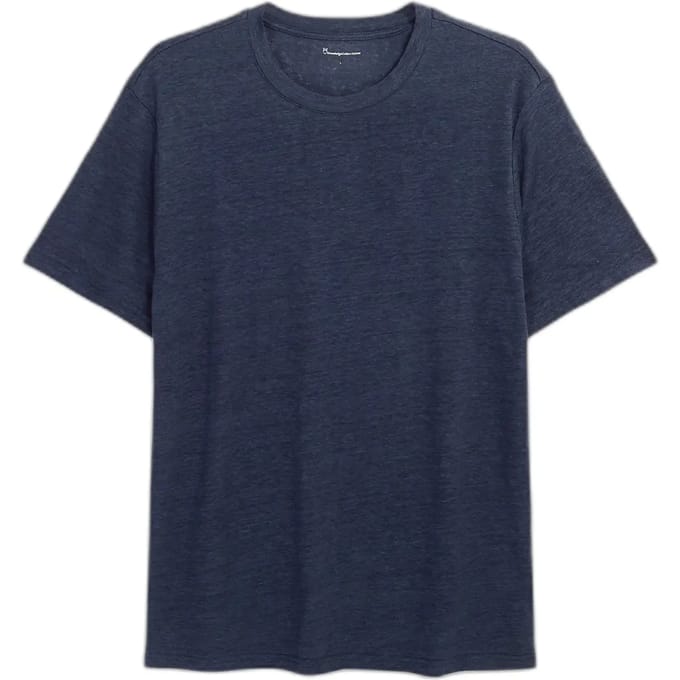 Linnen T-shirt KnowledgeCotton Apparel