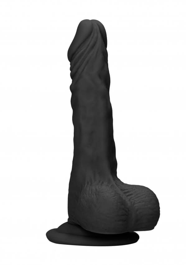 Shots - RealRock Dong met Testikels - 20 cm black